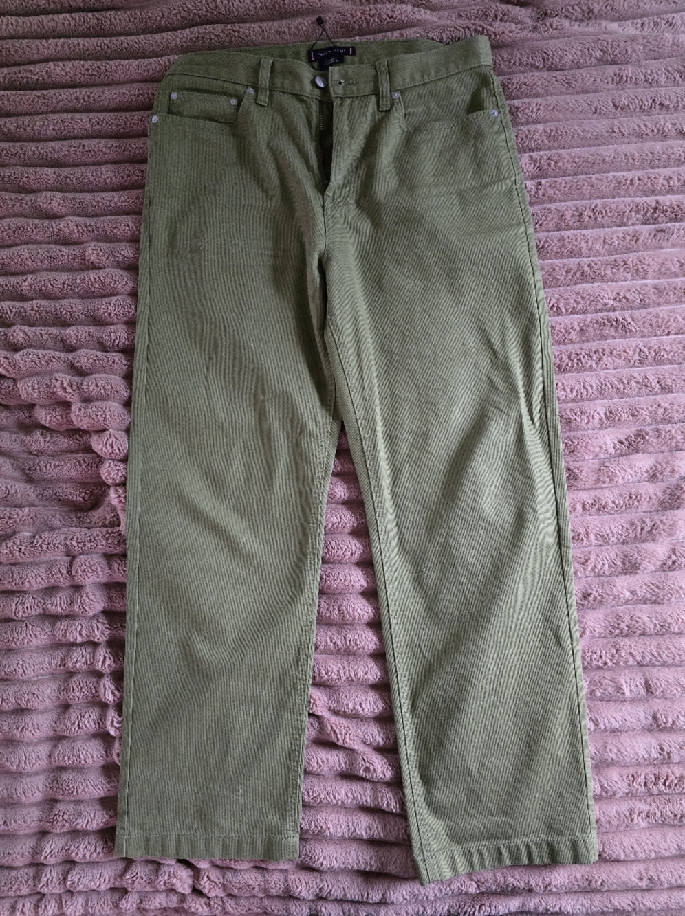 Tommy Hilfiger Olive  Straight-Leg Men’s Pants